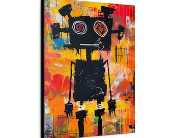 Impression d'art moderne sur toile, impression d'art mural abstrait, impression d'art graffiti, grande toile d'art, décoration murale tendance, art urbain, impression abstraite sur toile