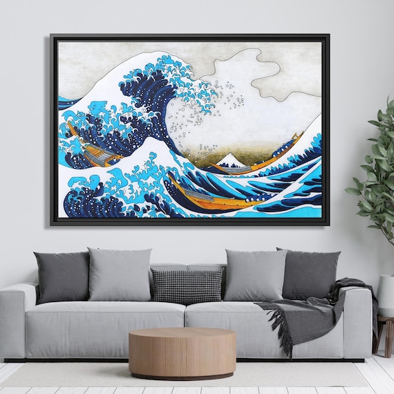 The Great Wave Off Kanagawa Hokusai Art Print The Great Wave Art Hokusai Poster Great Wave Kanagawa Hokusai Wall Art The Great Wave Print