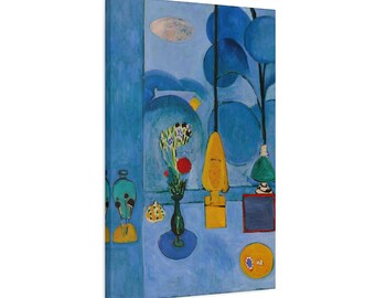 Henri Matisse La Glace Sans Tain Henri Matisse La Ventana Azul Matisse Arte Mural Henri Matisse Pintura Ventana Henri Matisse Obra de Arte Ventana