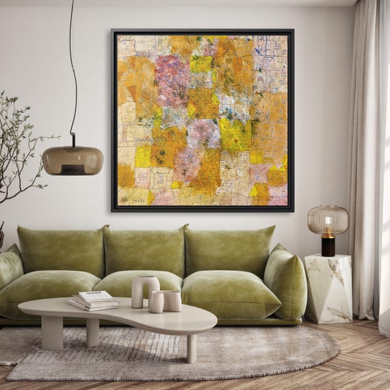 Suburban Idyll Paul Klee Wall Art Paul Klee Painting Famous Abstract Paul Klee Print Abstract Paul Klee Artwork Paul Klee Garden City Idyll