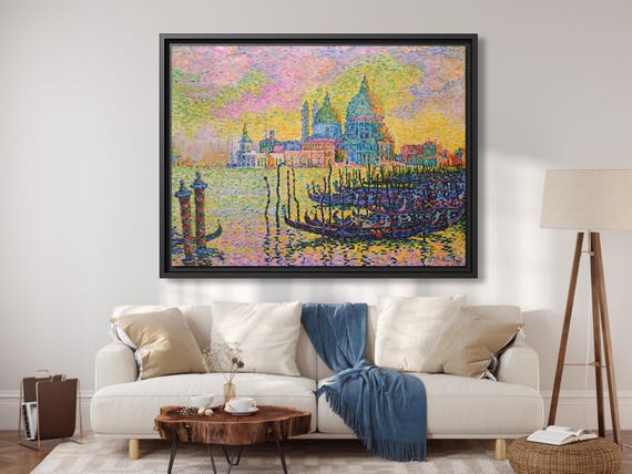 Paul Signac Grand Canal Venice Paul Signac Grand Canal Paul Signac Venice Painting Venice Paul Signac Painting Signac Artwork Famous Art