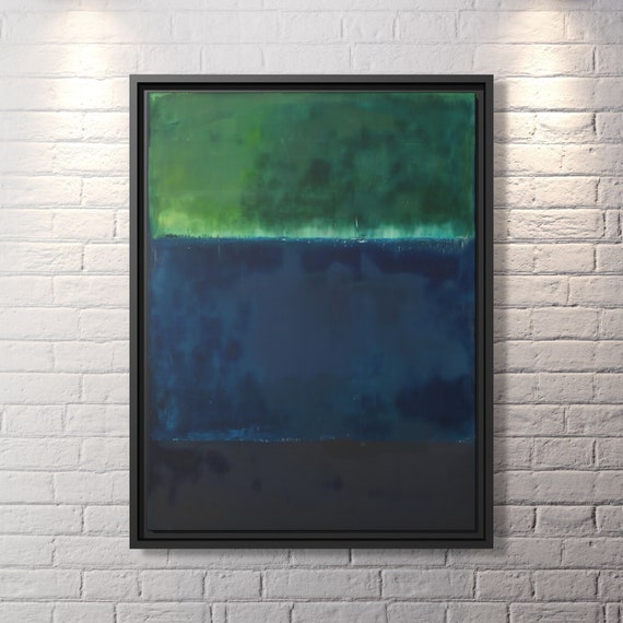Mark Rothko Wall Art Minimalism Painting Rothko Print Work Mark Rothko Painting Famous Abstract Art Rothko Canvas Large Abstract Painting