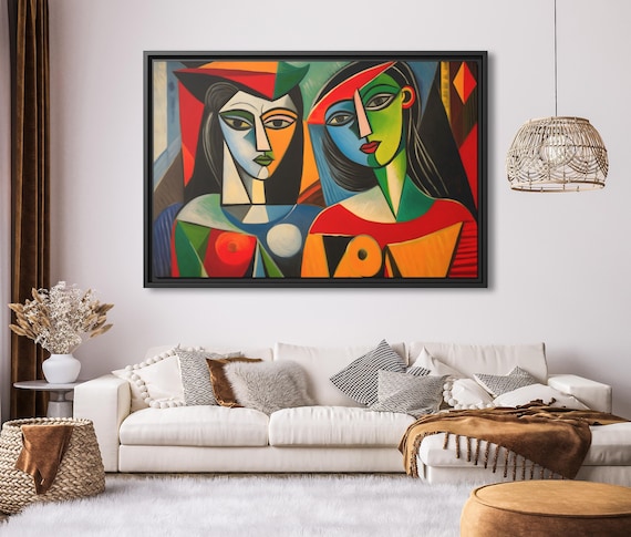 Pablo Picasso Print Wall Art Picasso Painting Modern Cubism Painting Picasso Wall Art Famous Artist Print Picasso Print Large Art Work Print