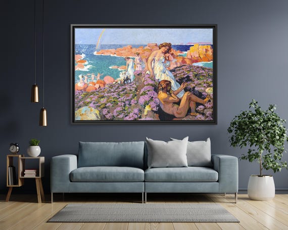 Maurice Denis Ulysses with Calypso Maurice Denis Painting Sea Greek Mythology Wall Art Greek Gods Print Mythology Painting The MET Museum