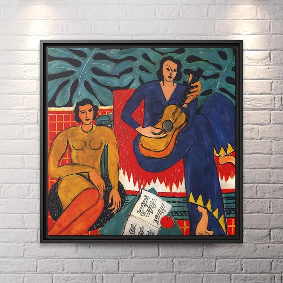 Henri Matisse Canvas Print Matisse Women Henri Matisse Art Matisse Landscape Henri Matisse Poster Matisse Abstract Henri Matisse Music Print