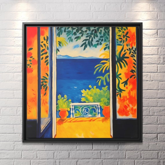 Henri Matisse Art Fauvism Print Henri Matisse Canvas Fauvism Art Cute Apartment Decor Matisse Sea Ocean Henri Matisse Print Matisse Painting