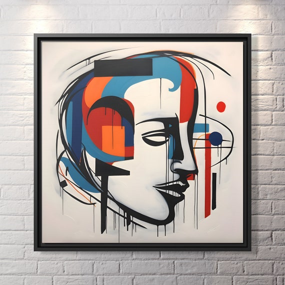 Canvas Print Picasso Wall Art Canvas Abstract Painting Home Decor Extra Large Wall Art Living Room Print Picasso Poster Housewarming Gift