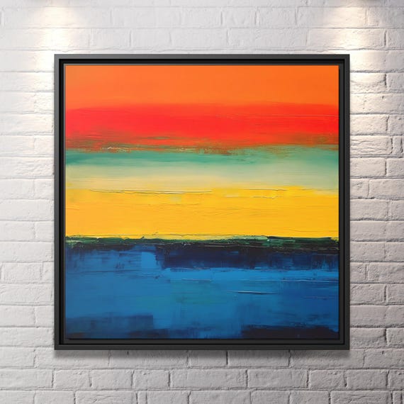 Mark Rothko Painting Abstract Art Rothko Minimalism Painting Rothko Canvas Large Art Work Mark Rothko Inspired Painting Rothko Wall Art