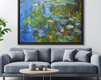 Claude Monet Water Lilies Claude Monet Artwork Monet Lilies Print Famous Art Print Claude Monet Painting Monet Water Lilies Monet Art Print