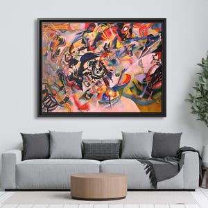 Wassily Kandinsky Composition VII Wall Art Kandinsky Painting Famous Abstract Art Kandinsky Print Large Abstract Painting Kandinsky Artwork