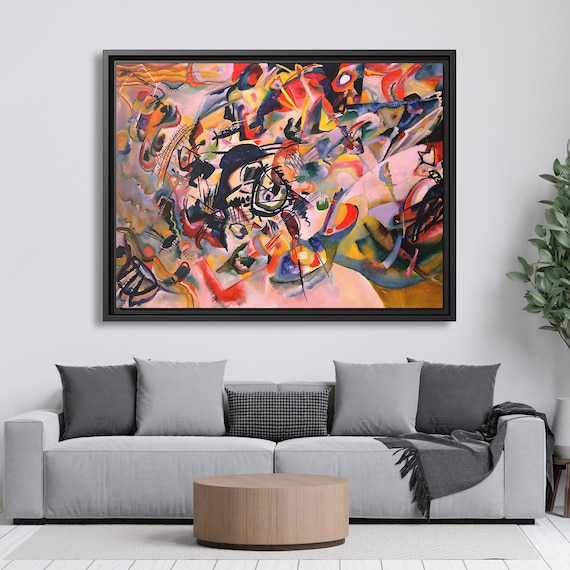 Wassily Kandinsky Composition VII Wall Art Kandinsky Painting Famous Abstract Art Kandinsky Print Large Abstract Painting Kandinsky Artwork
