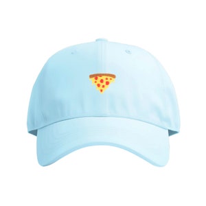 Pizza Dripping Embroidered 100% Cotton Cap | Multiple Colors | One Size