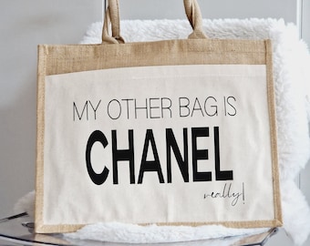 Other Bag / Shopper/ Jute Tasche / Einkaufstasche / Tasche mit Spruch
