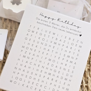 Postkarte Geburtstag / Geschenk / Geburtstagsdeko / Kleinigkeit / Geschenk / Wortspiel / Birthday