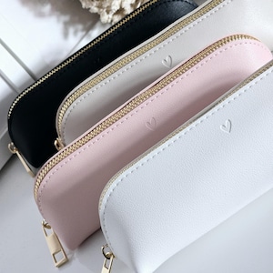 Federmappe / Stifte Etui / Schminktasche / mit Herz / 4 Farben / Wallet / Geschenk