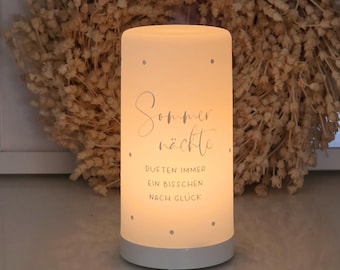 Lampe LED · Sommernächte · Outdoor · Indoor · Geschenk Freundin · Balkon · Garten · batteriebetrieben