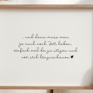 Rub On Und dann muss man ja auch Zeit haben.... / 1 Sticker / Aufkleber / DIY / Sommer Deko / Spruch / Windlicht / Geschenk / Kleinigkeit