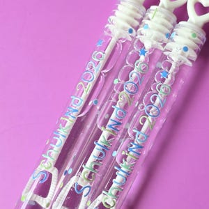Soap Bubbles Schoolchild 2026 · 3 Colors · Lucky Charm · First Day of School · School Cone · Birthday · Small Gift · Party Favor · Present image 4