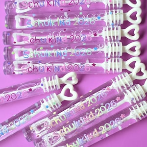 Soap Bubbles Schoolchild 2026 · 3 Colors · Lucky Charm · First Day of School · School Cone · Birthday · Small Gift · Party Favor · Present image 2