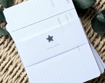 Karteikarten Rezept · A6 Rezeptkarten · Kochkarten Set · Geschenk zum Einzug · Geschenk Kollegin · Küche · Haushalt