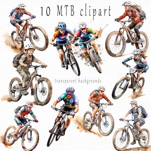 Clipart VTT, VTT Clipart, Amateurs de cyclisme, Pistes cyclables, Course de descente, Hors route, PNG, Licence gratuite, Téléchargement immédiat.