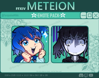 Zestaw emotek Meteion FFXIV!