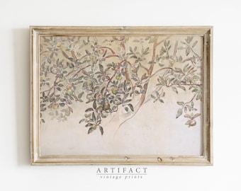 Vintage Apple Tree Branch schets/rustieke muur kunst/neutraal decor/botanische kunst print/digitale afdrukbare kunst/artefact Vintage/AV_123