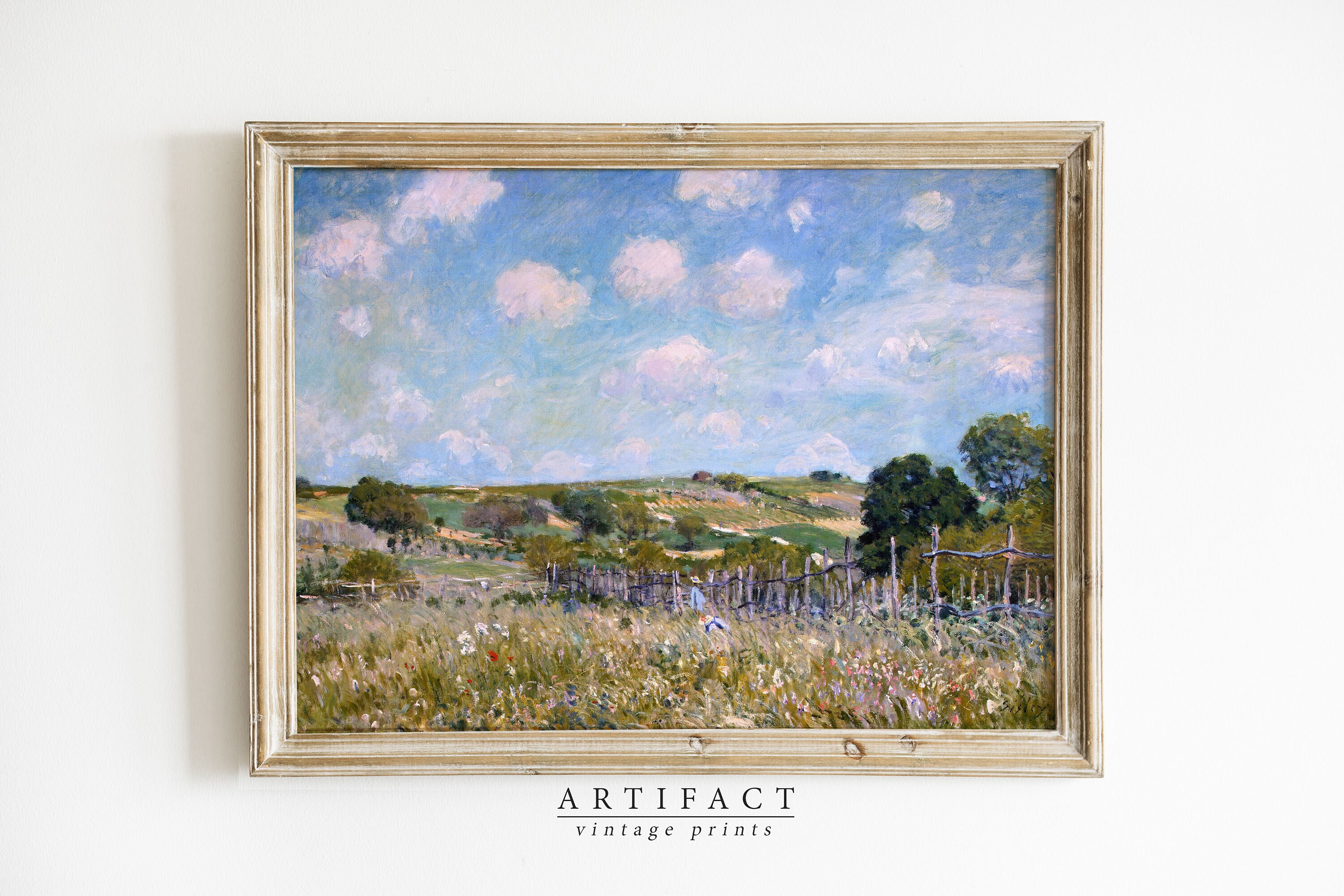 Summer Country Gallery Wall Art SET / Vintage Landscape Art Paintings ...