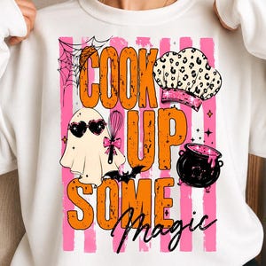 Spooky Chef Halloween PNG, Cook Up Some Magic Sublimation Design (Digital Download)
