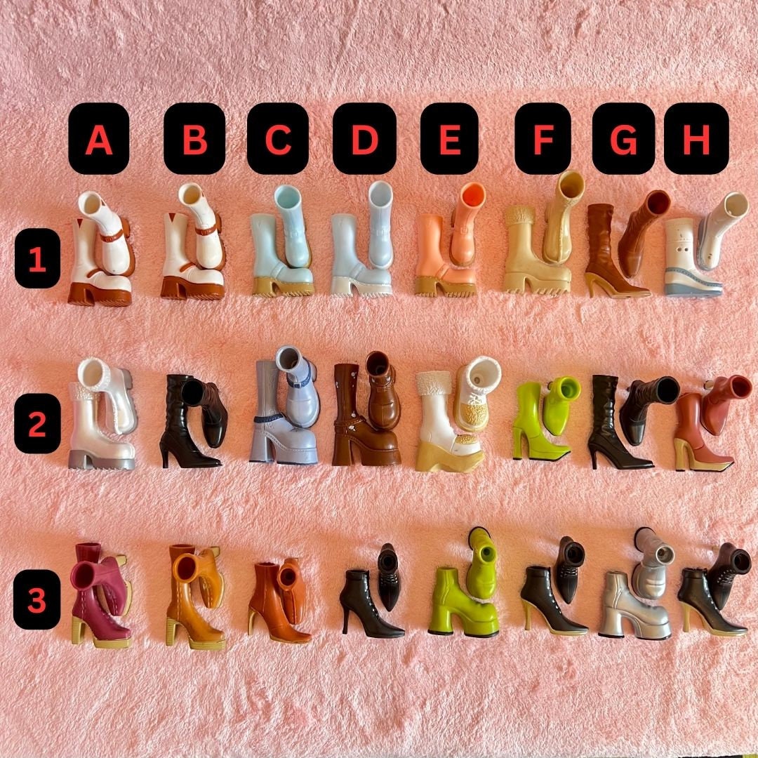 Bratz Doll Shoes Original Replacement Boots Heeled Boots Y2K Etsy