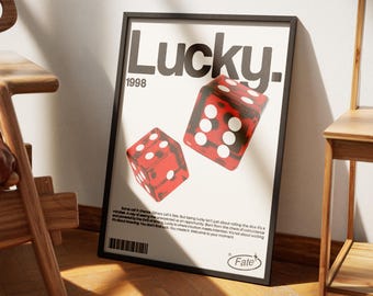 Vintage Dice Magazine Print: Retro Streetwear Poster (Digital Download)