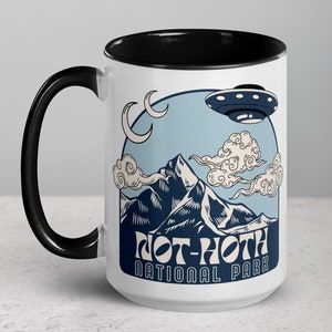 Ice Planet Barbarians 15oz Coffee Mug, Not-Hoth Khui Resonance, Bookish SciFi Alien Romantasy Gift for Readers, Bookworms