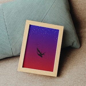 The Serpent and The Wings of Night Art Print, TSATWON Officially Licensed, The Fallen Rishan, Bookish Gifts, Wall Art, 5x7 Unframed Print