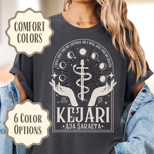 T-shirt Kejari Tournment, The Serpent And The Wings of Night-shirt, TSATWON Officieel gelicentieerde Crowns of Nyaxia, leesgrage cadeau voor lezers
