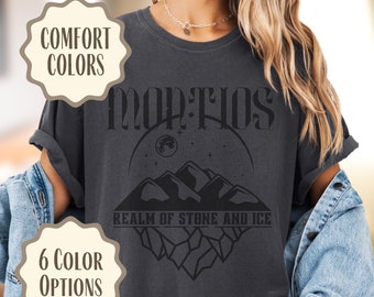 Sparks of the Everflame Shirt, Comfort Colors Tee, Montios Realm of Stone and Ice, Diem Bellator, Bookish Kindred's Curse Reader Geschenk