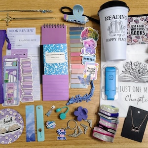 Bookish Mystery Bundle Book Box, Random Pick Capsule Scoop Gift Set, Curated Gift Box for Readers, Bookworms