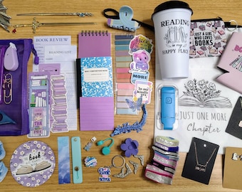 Bookish Mystery Bundle Book Box, Random Pick Capsule Scoop Gift Set, Curated Gift Box for Readers, Bookworms