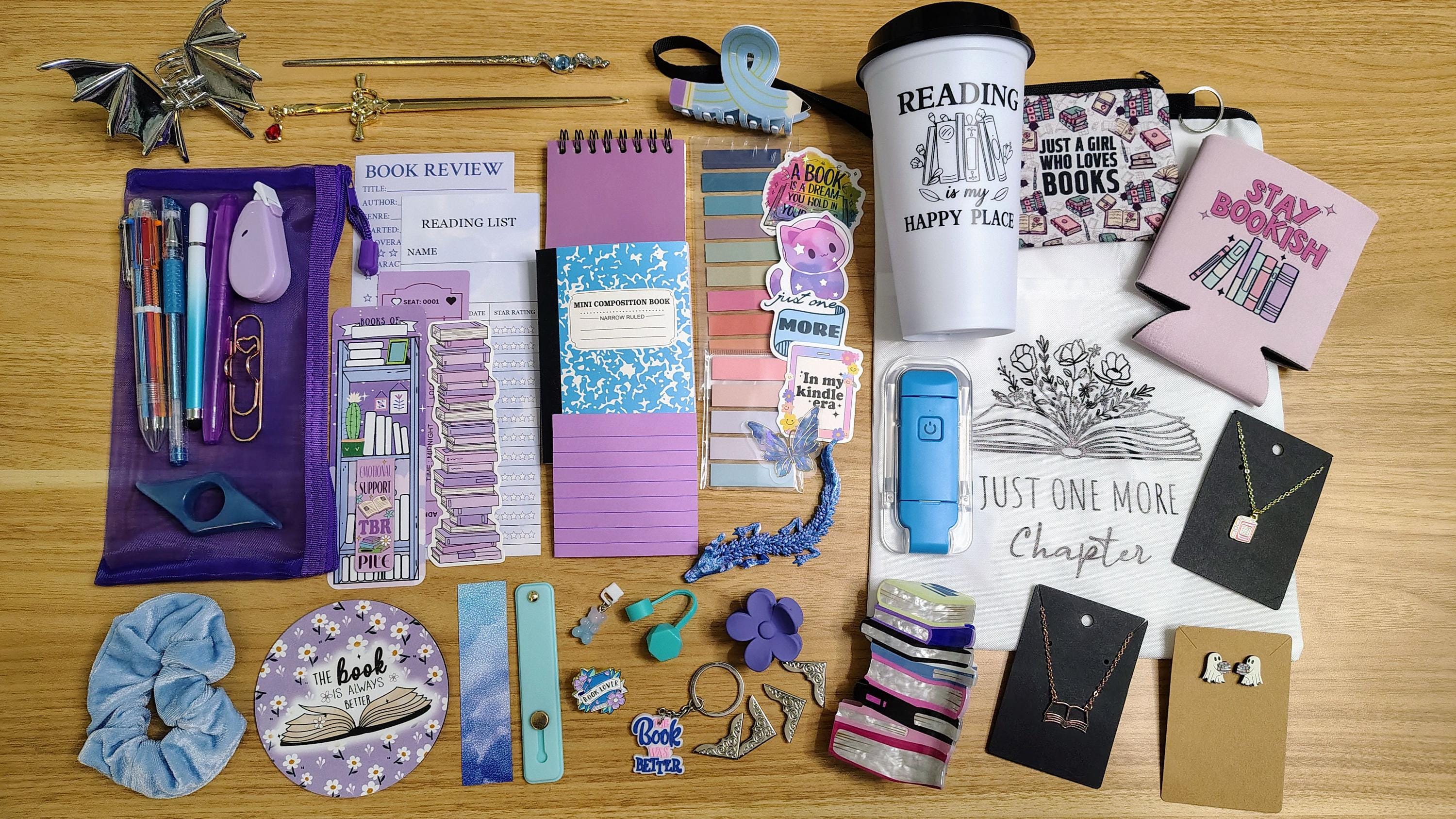 Random Books Box Bookish Mystery Bundle Book Box, Random Pick Capsule Scoop Gift Set ...