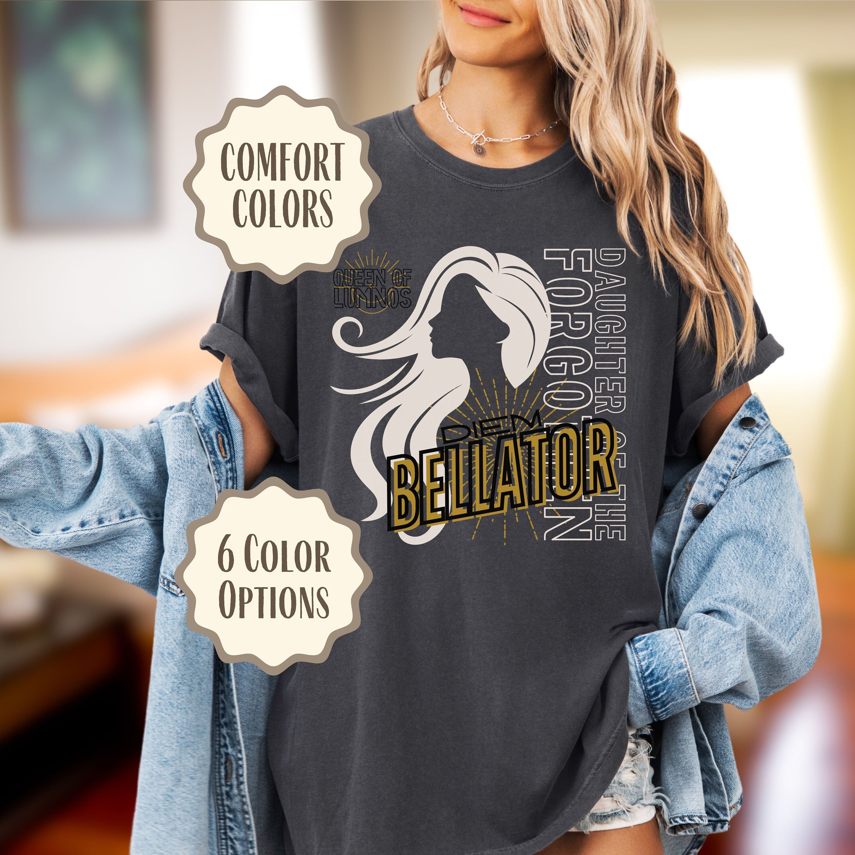 Diem Bellator Tee, Comfort Colors, Spark of the Everflame