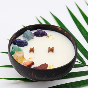 housewarming gift, birthday gift, anniversary gift, luxury gifts, coconut bowl candle, vegan gift, eco friendly gifts, soy wax, unique handmade gifts, tropical  décor, vegan candle, doughbowl, gifts, container candle, custom gift, personalized gift