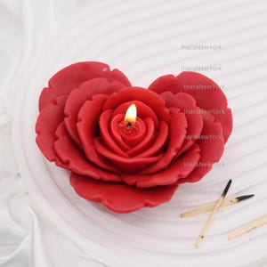 mothers day heart shaped candle |  wedding candle| love candle | sculptural candle |  handmade | couple gift | romantic custom gift