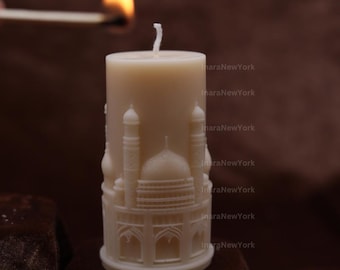 Eid ramadan Candle: Handmade Soy Wax Ramadan Decor
