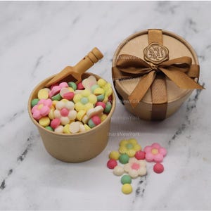 Flower shaped Wax Melts: Hand Poured, Natural Fragrance, soy wax