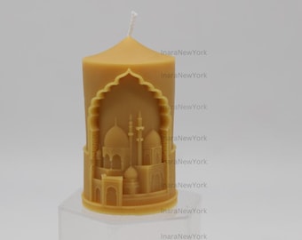 Ramadan Eid Candle: Handmade Soy Wax Ramadan Decor