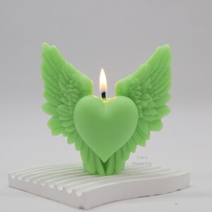 heart shaped candle |  wedding candle| love candle | sculptural candle |  handmade | couple gift | romantic custom gift
