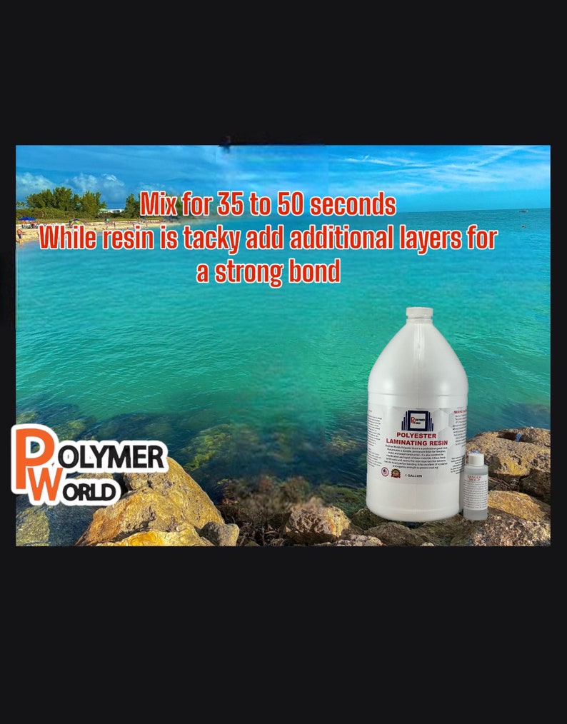 Polymer World Polyester Resin With Hardener Marinegrade Etsy