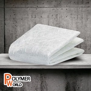 Polymer World Fiberglass 1.5x50x5 Yard Chopped Strand Mat for Boats, Automobiles, RVs, Canoes, Pipes, Surfboards, Pools,Bathtubs