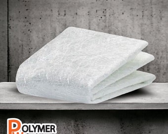 Polymer World Fiberglass 1.5x50x10 Yard Chopped Strand Mat for Boats, Automobiles, RVs, Canoes, Pipes, Surfboards, Pools,Bathtubs