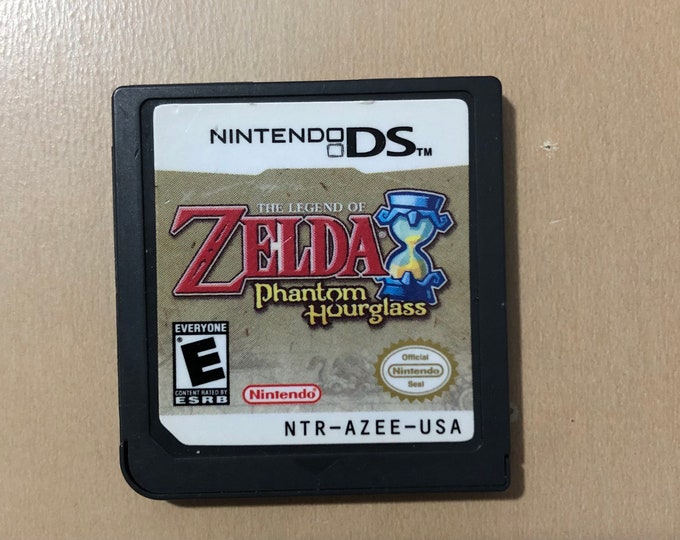The Legend of Zelda Phantom Hourglass DS NDS Game Cartridge Etsy