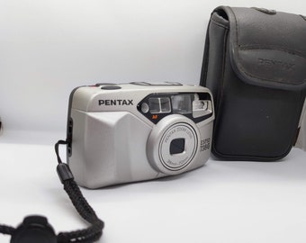 PENTAX ESPIO 120SW II Silver in Box Point & Shoot Film Camera From